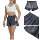 thumbnail image 4 of Odeerbi 4-13 Años Niñas Bermudas Deportivas de Verano Pantalones Cortos de Yoga de Color Sólido Con Cremallera Y Bolsillo, 4 of 8