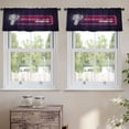 thumbnail image 2 of LALILO Kitchen Curtain Valance Stand Neon Sign Rod Pocket Window Curtain 52"x 18" Set of 2, 2 of 6