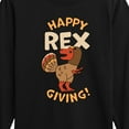 thumbnail image 3 of Instant Message - Happy Rex Giving - Toddler & Youth Long Sleeve Graphic T-Shirt, 3 of 6