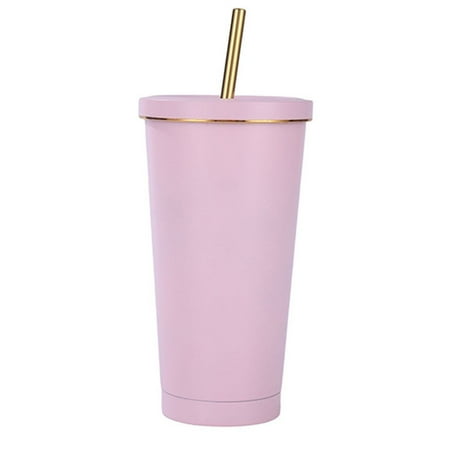 

Dsseng Vacuum Insulated Water Bottle Easy to Clean Water Bottle for Cold Brew Tea Iced Coffee
