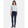 thumbnail image 2 of Time and Tru Women's Ponte Knit Skinny Pants, 29" Inseam, Sizes XS-XXL, 2 of 5
