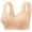 Orange, variant on Bras for Women Women's Large Size Hole Cup No Rim Bra Comfortable Breathable Gather Breast