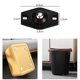thumbnail image 2 of Juego de 4 ruedas para muebles, de acero inoxidable, autoadhesivas, universales, para caja de almacenamiento, ruedas de 360 grados., 2 of 4