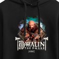 thumbnail image 3 of The Hobbit - Dwalin The Dwarf - Juniors Cropped Pullover Hoodie, 3 of 5