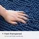 thumbnail image 4 of Alfombrillas De Chenilla Felpudo lavable para perro, color azul marino, absorbente, antideslizante, para entrada interior con patas embarradas (1 unidad) JASKFLY, 4 of 9