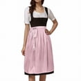 thumbnail image 1 of GDREDA Oktoberfest Bavarois Tablier Mi-Long Classique Uni pour Femme avec Liens pour Robe de Fête pour Rassemblements Festifs, 1 of 8