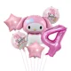 thumbnail image 5 of 6 uds dibujos animados Sanrio lindo Kuromi My Melody Cinnamoroll globo de aluminio juego de números de 32 pulgadas juguetes decorativos para fiesta de cumpleaños para niños, 5 of 5