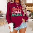 thumbnail image 2 of TINZ Chandail en Molleton pour Femmes Chandails en Molleton Surdimensionnés Col Rond Manches Longues Chandail à Capuche Fermeture Éclair Vestes Chandails en Molleton de Noël pour Femmes Pulls Manches Mignonnes, 2 of 5