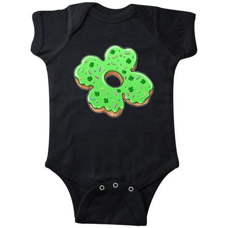

Inktastic St. Patricks Day Four Leaf Clover Donut with Sprinkles Gift Baby Boy or Baby Girl Bodysuit
