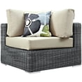 thumbnail image 4 of Modway Summon 7 Piece Outdoor Patio Sunbrella Sectional Set, 4 of 12