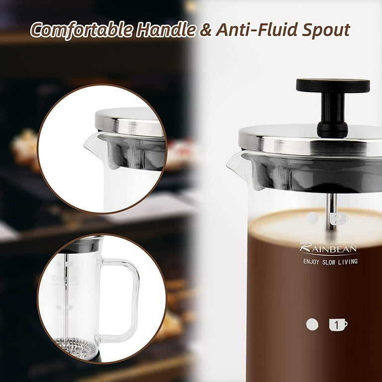 Cafetiere Coffee Maker Cups/350ml, Small French Press Coffee
