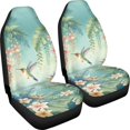 thumbnail image 3 of Psesaysky Non-Slip Vehicle Seat Covers for SUV, Washable Nonslip Front Seat Cover Polyester 2pcs, Tropical Hummingbird, 3 of 12
