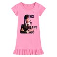 thumbnail image 1 of Wednesday Addams Robe de Fille Wednesday Addams Pyjama Manches Courtes en Soie Glacée - Fanceye, 1 of 4