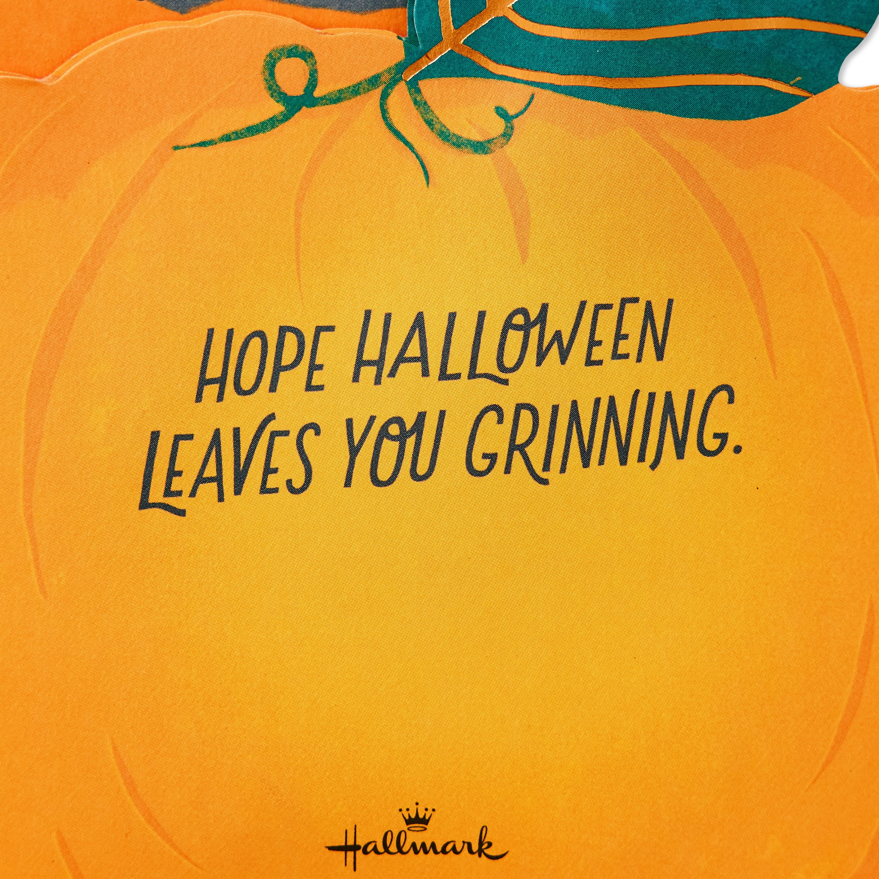 Hallmark Paper Wonder Musical Halloween Card (Jack-o'-Lantern), 1 Count