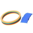 thumbnail image 2 of Hopscotch Game Circle Set Jumping Rings Outdoor Children Jump Lattice Circle Physical Training Fun Games Toys Random Color, 2 of 9