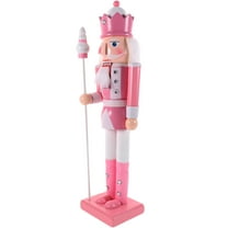 BESTYASH Traditional Pink Nutcracker for Xmas Decoration Collectible