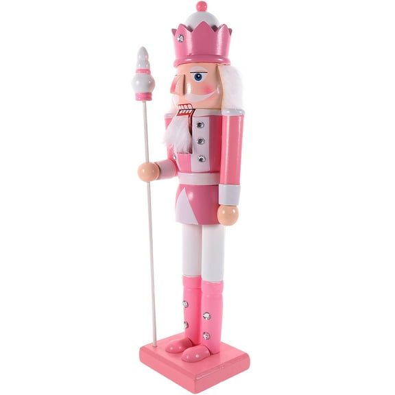 BESTYASH Traditional Pink Nutcracker for Xmas Decoration Collectible