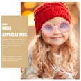 thumbnail image 2 of 1Pack Pink Flower Style Pc Sunglasses for Toddlers Uv Protection, 2 of 8