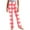 Red, variant on SGFCWSX Girls Leggings Winter High Waist Legging Pants Soft Fashion Plaid Print Straight Leg Yoga Pants Beige Size 5 Years