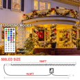 thumbnail image 3 of Cadena de luces navideñas Weillsnow de 164 pies y 500 LED RGB con control remoto, 3 of 9