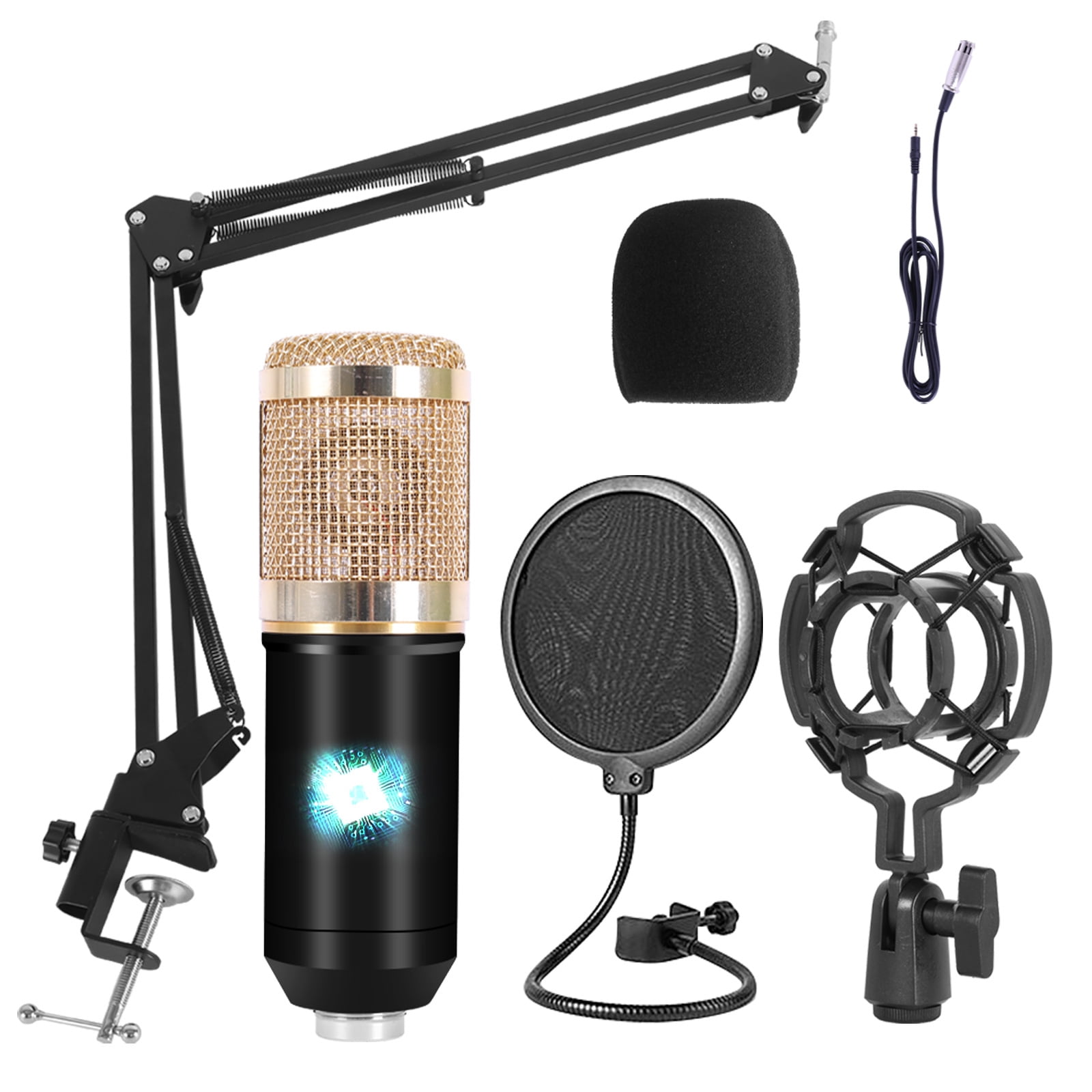 Podcast Equipment Bundle, BM800 Condenser Microphone Bundle Studio