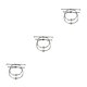 thumbnail image 3 of Sonducket 2 Pieces Couple Bracelets with Compass Wrist Rope Wear Hand-made Teenagers Length Charm Hand Set Jewelry Simple Chain Adjustable Type1 NO1, 3 of 6