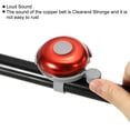 thumbnail image 3 of Uxcell Classic Bike Bell, Mountain Bicycle Accessories Loud Crisp Clear Sound for Adults, Red 2 Pack, 3 of 5