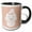 Black/White, variant on 3drose, Happy Cupcake with Polka Dots - Cute and Adorable - Kawaii, 11oz Two-tone Green Mug