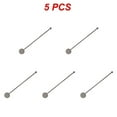 thumbnail image 1 of 1/3/5 Pcs Mélangeur Poli Fantaisie pour Cocktail Boisson 304 Acier Inoxydable Outils de Bar Réutilisables Durabilité Style A 5 Pcs, 1 of 6