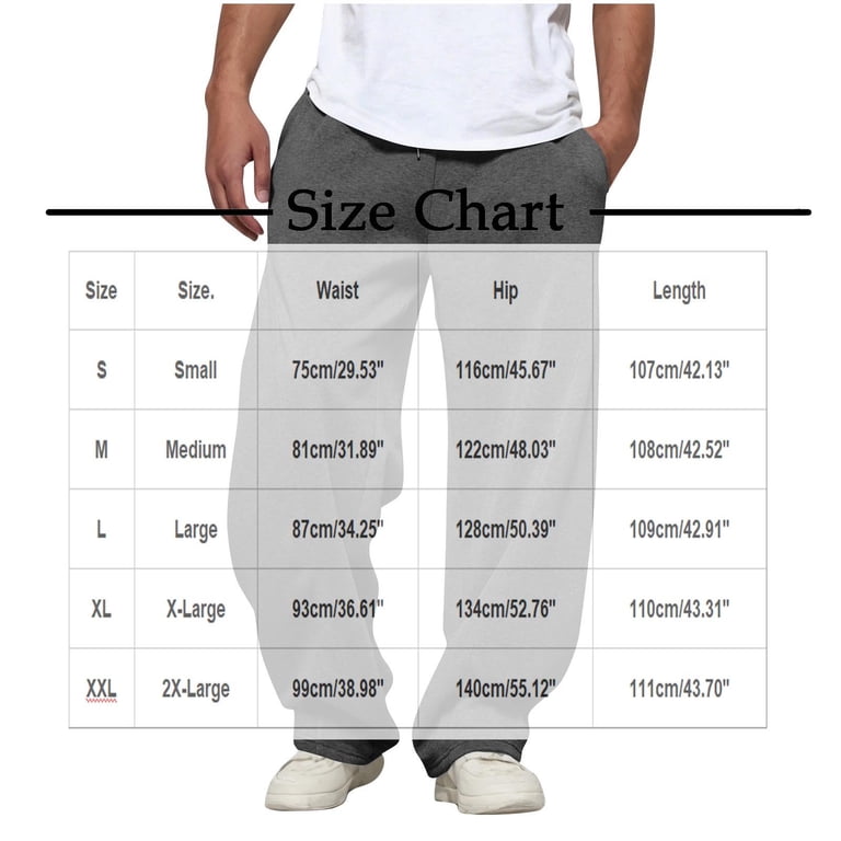 Dxzfnsa Pants for Men Mans Fashion Casual Comfy Solid Color