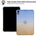 thumbnail image 2 of Dteck Clear Case for iPad 10th Generation 10.9 inch 2022, Slim Light Weight TPU Protective Gradient Clear iPad Case with Raised Edge Transparent Back for iPad 10th Gen, Blue + Yellow, 2 of 6