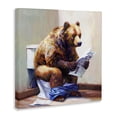 thumbnail image 4 of Stupell Industries Bathtub Bear with Graffiti Typography Painting Gallery Wrapped Canvas Art Print Wall Art, 17 x 17, 4 of 8