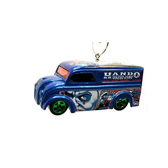 Christmas Ornament for Divco Dairy Delivery Truck Clowns Blue