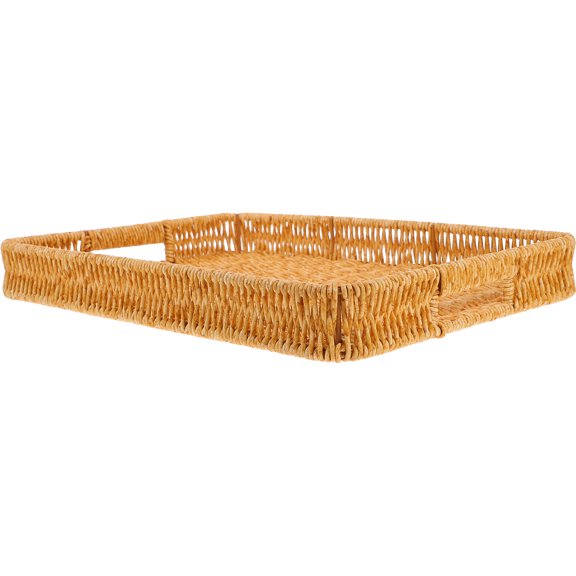 Hamper Book Rack Woven Pallet Storage Basket Fruit Serving Dish Rattan