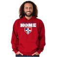 thumbnail image 5 of Dominican Republic Home Plate Base Hoodie Sweatshirt Women Men Brisco Brands 3X, 5 of 5