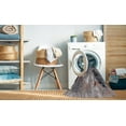 thumbnail image 2 of Ahgly Company Machine Washable Indoor Rectangle Industrial Modern Western Charcoal Gray Area Rugs, 3' x 5', 2 of 7