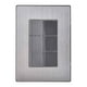 thumbnail image 1 of Placa Armada Inoxidable con 3 Apagadores Sencillos de Un Modulo Igoto gris oscuro INOX, 1 of 3