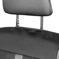thumbnail image 6 of Motor Trend Straight-Line Performance Seat Covers for Car Truck Van SUV Auto - Polyester Seat Protector, Gray, 6 of 8