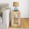thumbnail image 2 of Plank+Beam Modern for Living Room with Storage Solid Wood Rectangular End Table, 25", Blonde, 2 of 8
