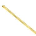 thumbnail image 6 of JewelStop 10K Yellow Gold 4.5mm Semi-Solid Miami Cuban Chain with Polished Finish and Box Clasp - 18in,24in,22in,24in (22in), 6 of 7