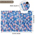 thumbnail image 3 of FORMRS A4 Clipboard Folder with Pen Holder Horizontal Foldable School Office Binder, Blue Daisy, 3 of 9