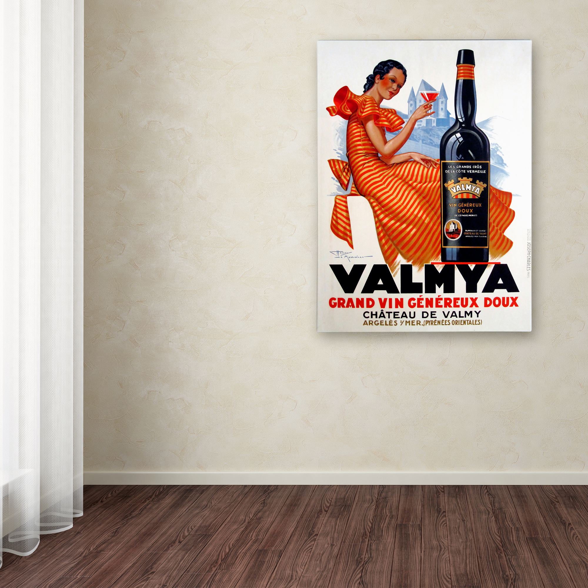 Trademark Fine Art 'Valmya' Canvas Art by Vintage Apple Collection