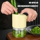 thumbnail image 1 of Juego de cortador de vegetales Picadora de alimentos eléctrica para el hogar, Mini cortadora de alimentos portátil, carga USB, limpieza automática de un toque para ajo, cebolla, pimienta, carne, 1 of 3