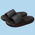 thumbnail image 5 of WAVSUF Men's Platform Slippers, Pillow Soft Anti Slip Waterproof Indoor Outdoor Shoes Black 4.5-6, 5 of 7