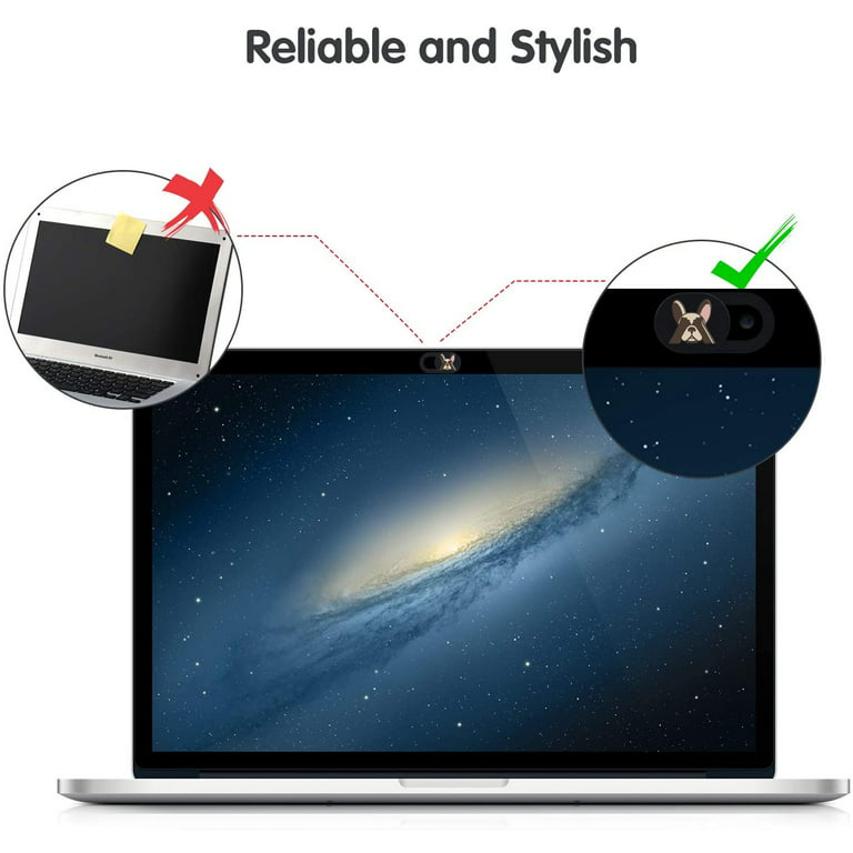 Webcam Cover Slide Premium Laptop Camera Privacy Protection Slider for Computer Tablet Phone MacBook iMac HP Echo Spot and More Ultra Thin 3 Pack
