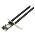 AX210NGW PCIE WiFi 6E Card with 2 Antenna 5374Mbps 2.4GHz 5GHz 6GHz