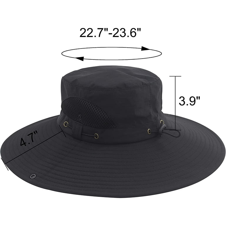 Muryobao Mens Sun Hat Summer Outdoor UPF50+ UV Protection  display picture 3