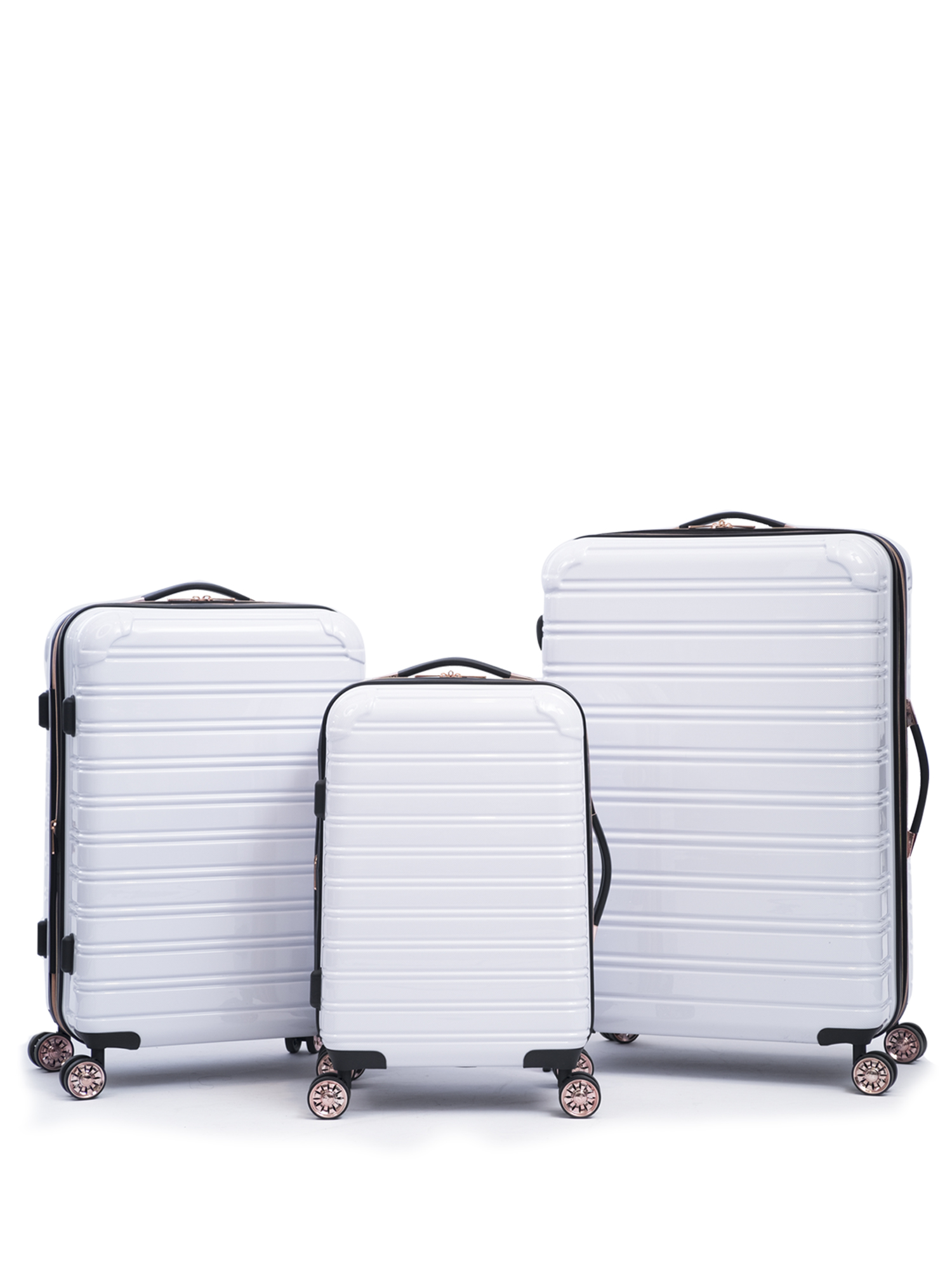 ifly hardside fibertech luggage 3 piece set