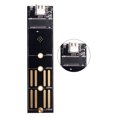 thumbnail image 2 of Placa Convertidora Adaptador Convertidor Elevadora M.2 A USB 3.1 Tipo C 10 Gbps 6 NGFF B+M Clave SATA/NVME SSD para 2230 2240 2260 2280 M2, 2 of 9