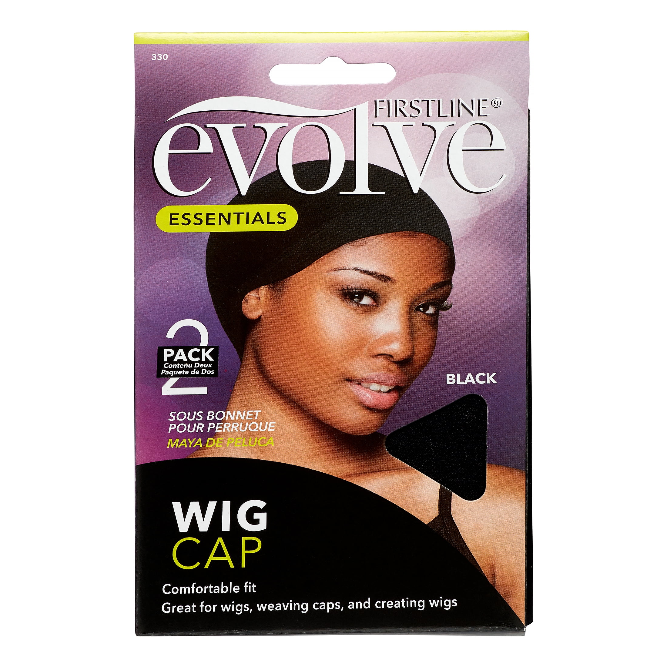 Evolve Wig Cap Black - Walmart.com 